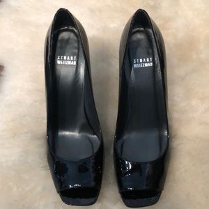 Stuart Weitzman Black patent leather heels, 9.5